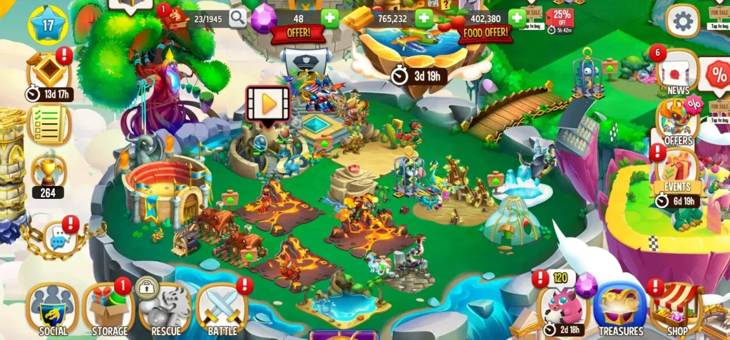 dragon city mobile gameplay