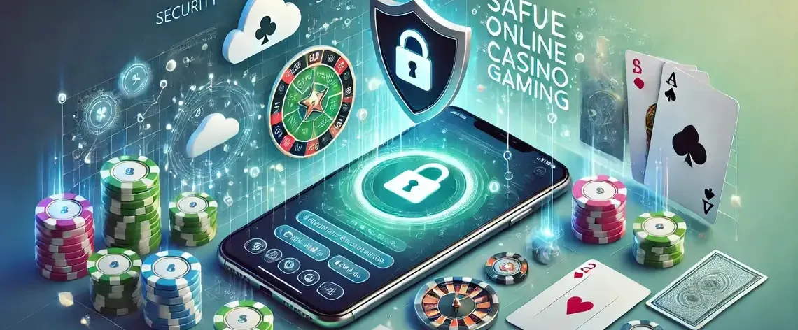 Secure casino app on mobile device