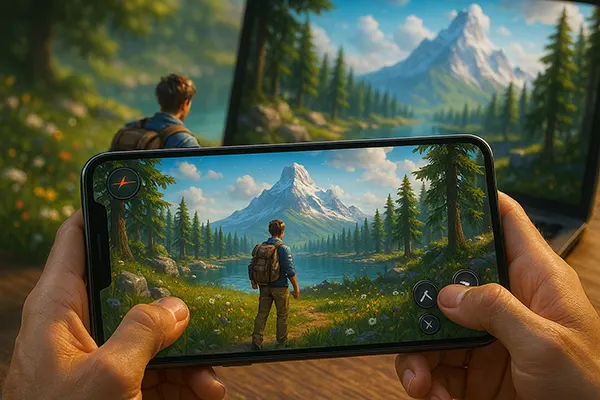 Online RPG interface